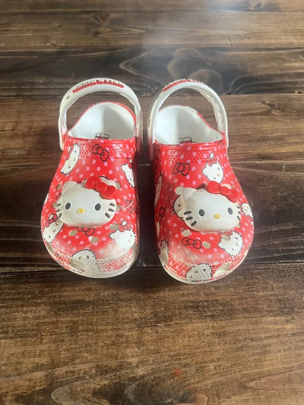 Size 13 Crocs Hello Kitty!